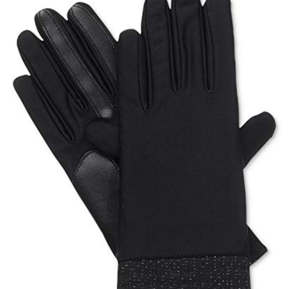 Isotoner Signature Women's smarTouch Stretch Gloves Black L/XL